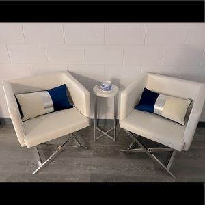 Pillow Covers. You will have to purchase pillows).